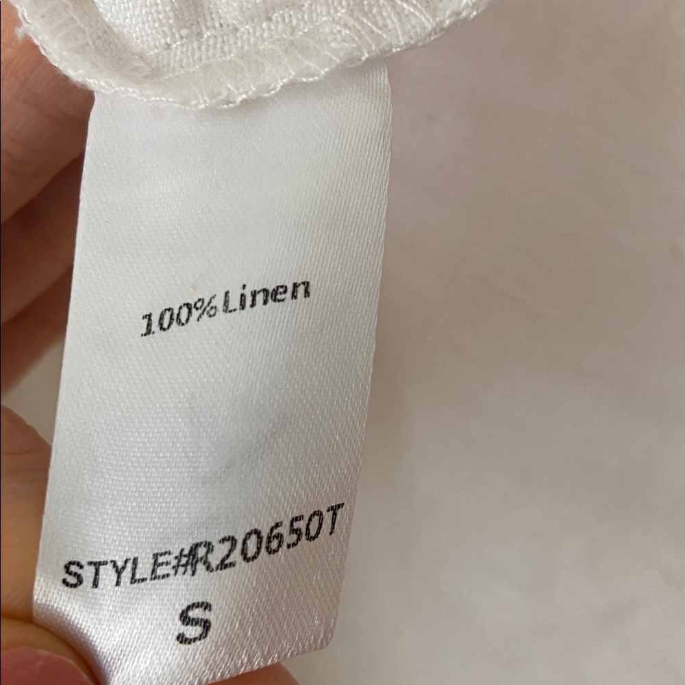 Tuckernuck White Annie Smocked Mini Linen Dress - Picture 5 of 5